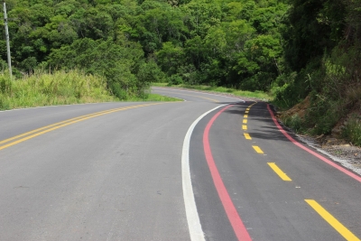 Ciclovia da Estrada São Luiz já pode ser utilizada pela população 